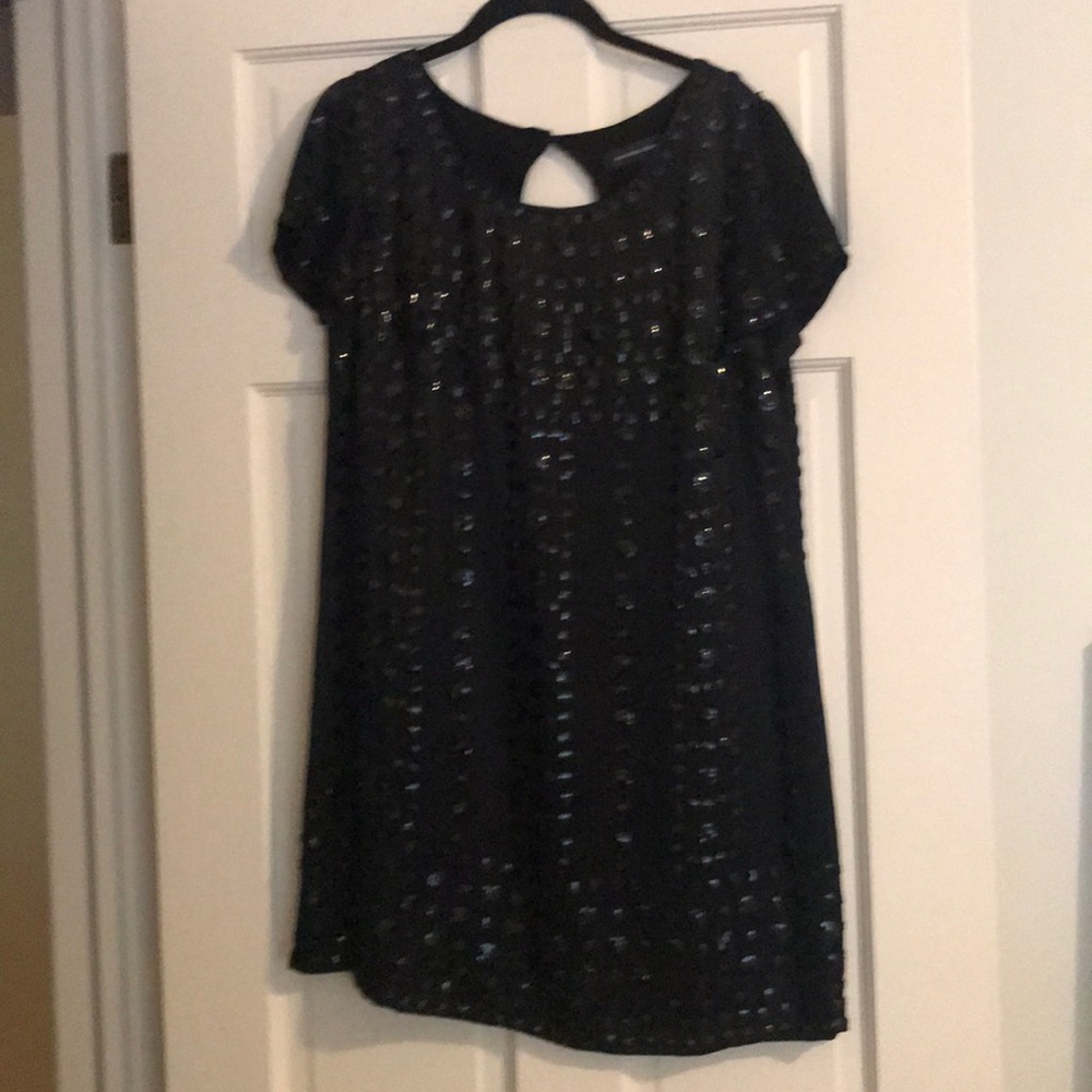 French connection sequin shift dress